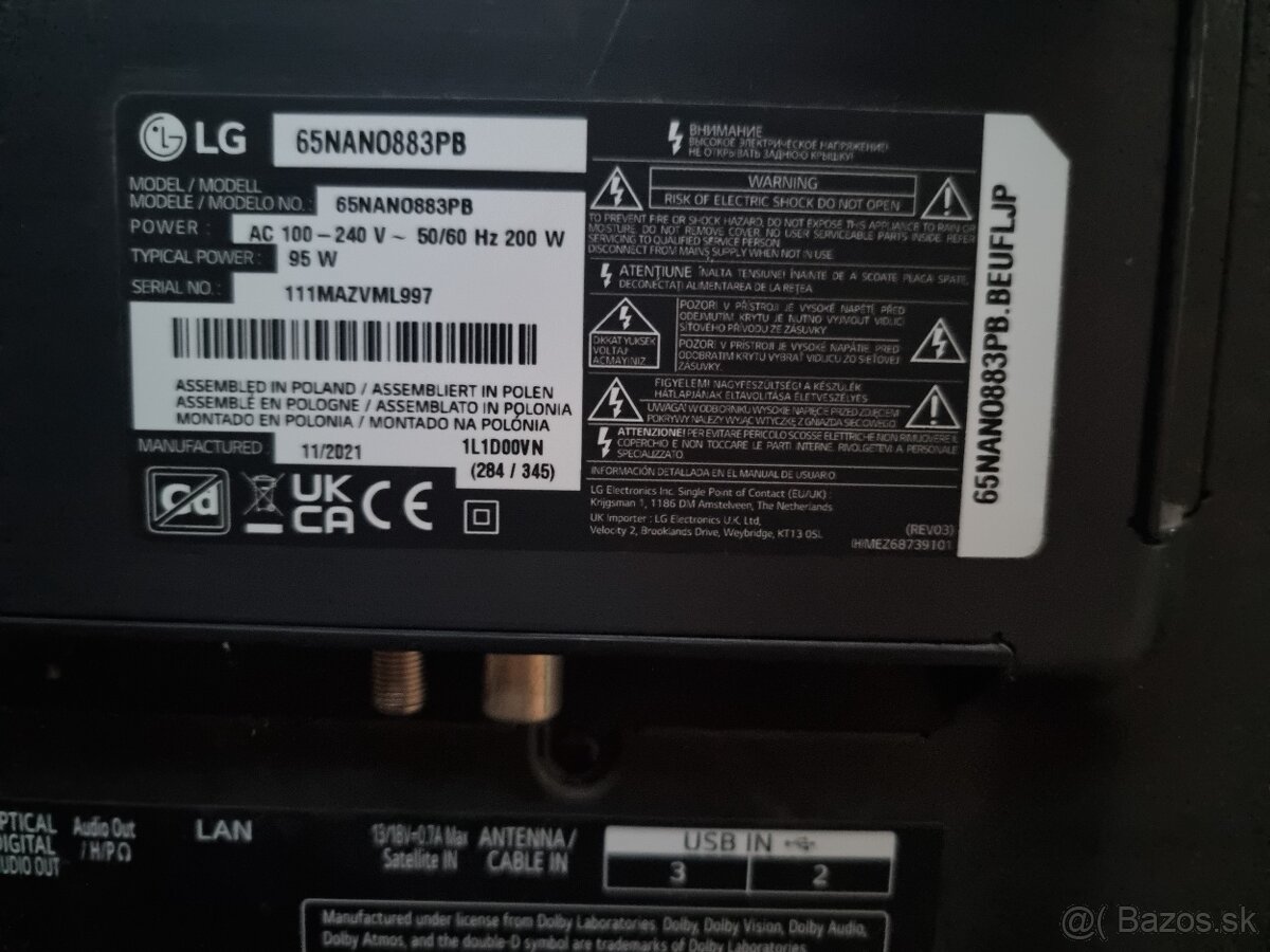 65'' LG NanoCell TV, webOS Smart TV - 2