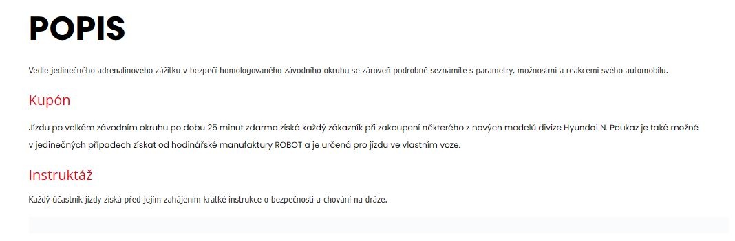 Autodrom MOST- Sportovní jízda Hyundai N + ROBOT - 2