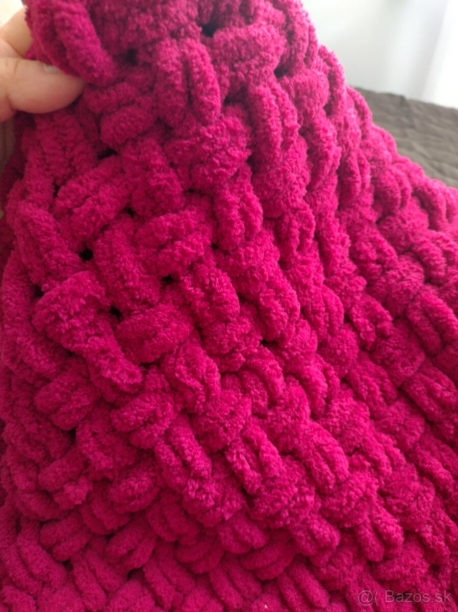 nova velka 145x200 pletena deka Vinova - 2