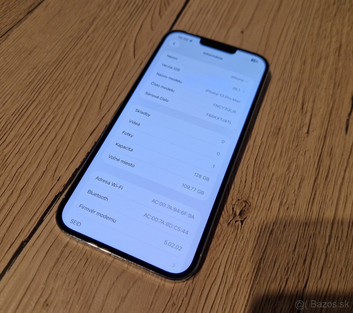 iPhone 13 pro max 128GB silver - 2