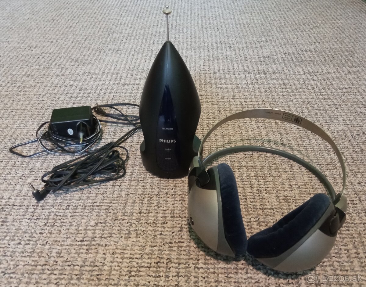 Bezdrôtové FM slúchadlá PHILIPS SBC HC802 - 2