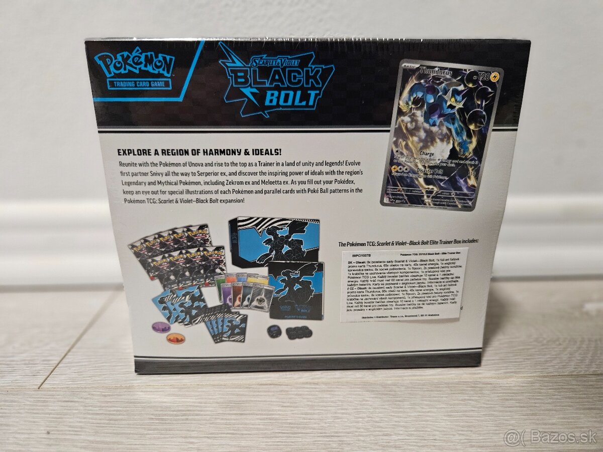 Pokemon scarlet&violet black bolt Elite trainer box - 2