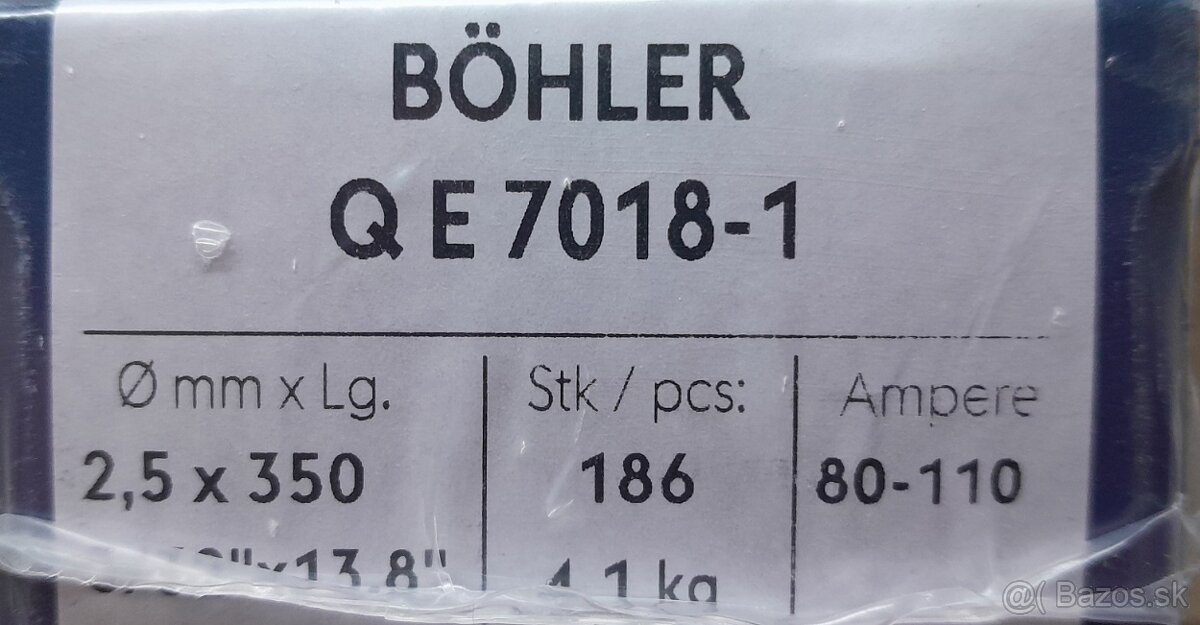 ZVÁRACIE ELEKTRÓDY - NOVÉ - 2