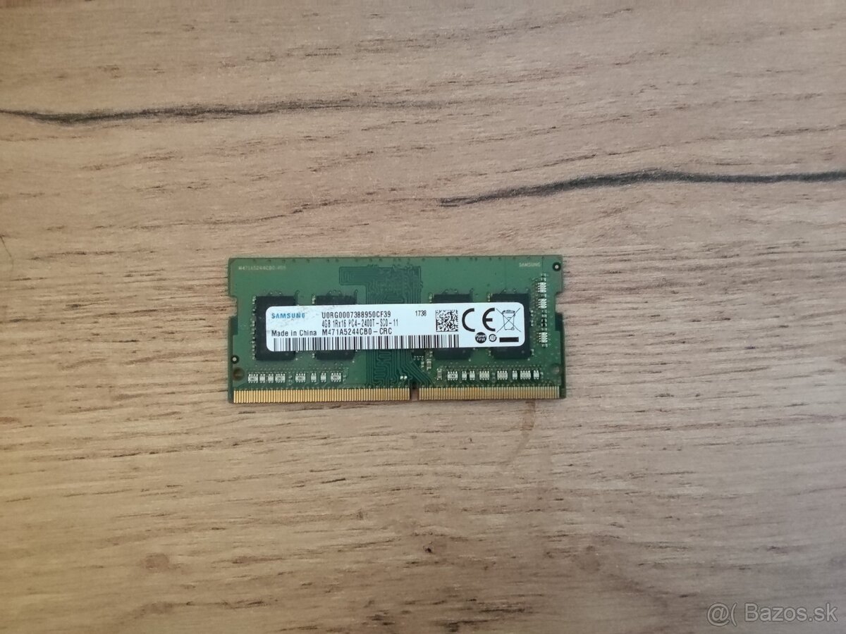 ❗Predám RAM pamäť Samsung DDR4 SO-DIMM 4 GB❗ - 2