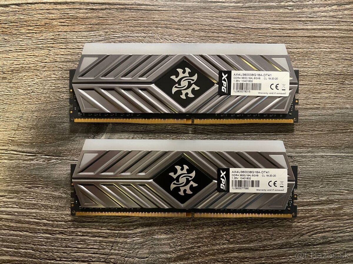 16 GB RAM ADATA XPG RGB DDR4 (2 x 8 GB) - 2
