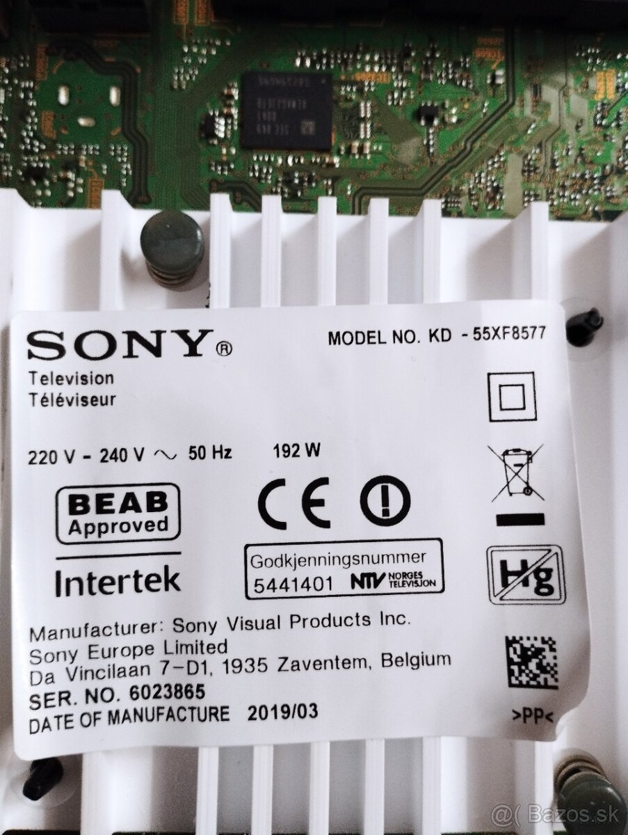 Diely TV Sony KD-55XF8577 - 2