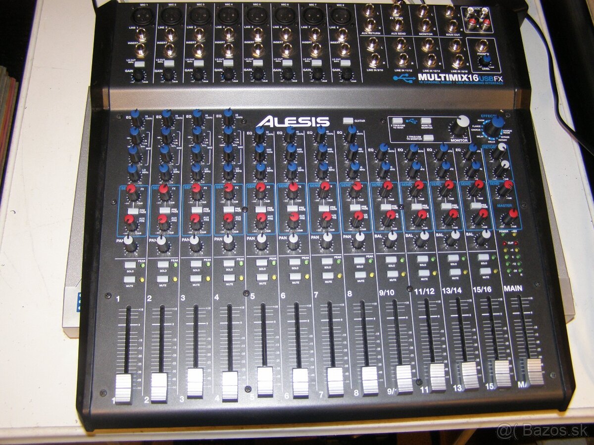 Mix Alesis multimix USB FX-16,SM260,261,Disco 240S, - 2