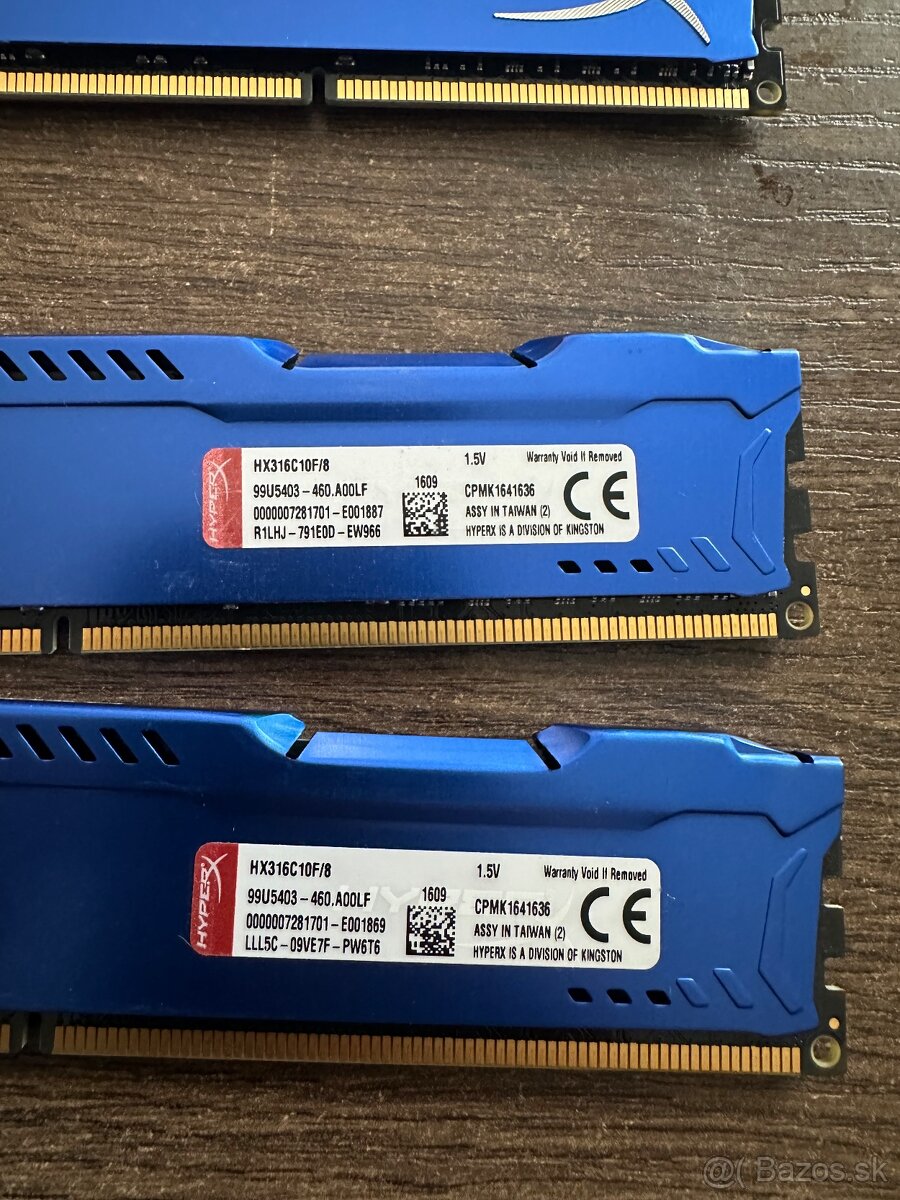 DD3 Kingston 16GB 1600MHZ CL10 - 2