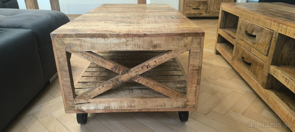 konferencny stolik mango masiv - 2