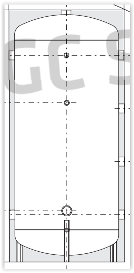Akumulačná nádoba pre tepelné čerpadlá, akumulačka - 2