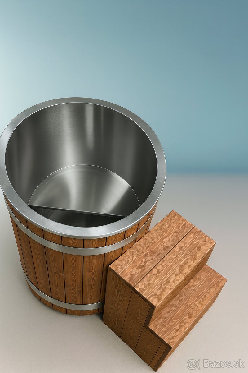 Nerezová ochladzovacia kaďa, otužovanie / - 2