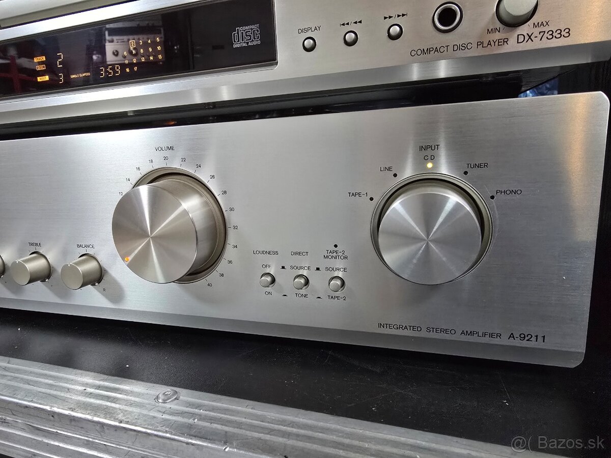 ONKYO HiFi set A-9211, DX-7333, T-4211 zlatá farba - 2