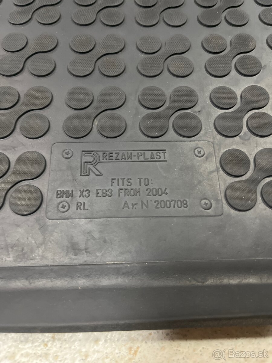 Gumove rohoze BMW X3 - 2