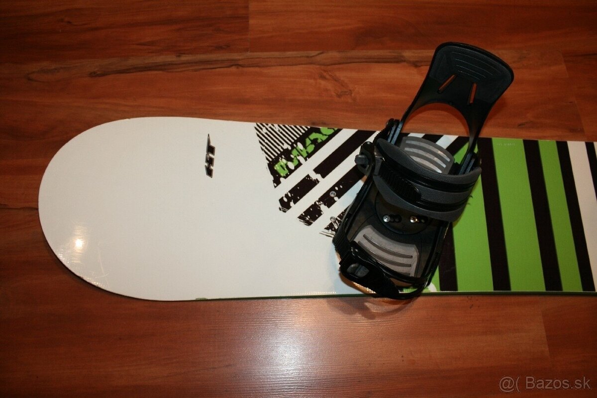 snowboard 155 cm s viazaním - 2