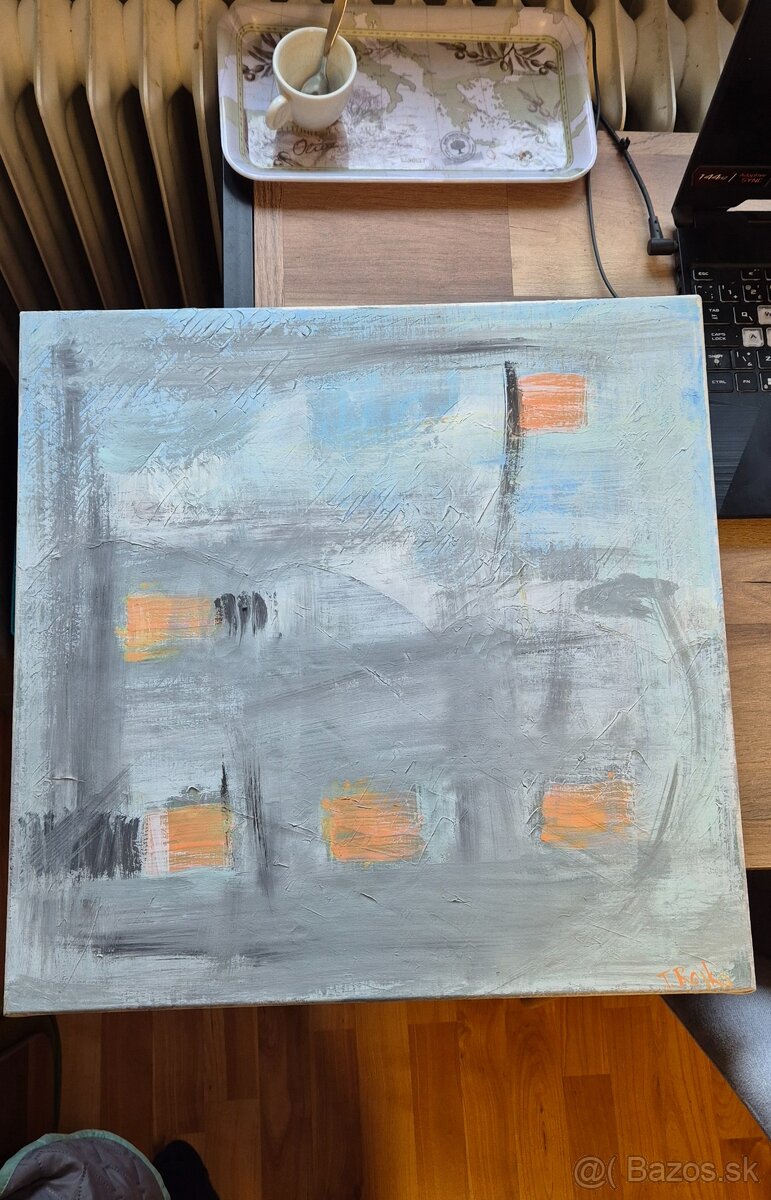 Abstraktný obraz na plátne - 2