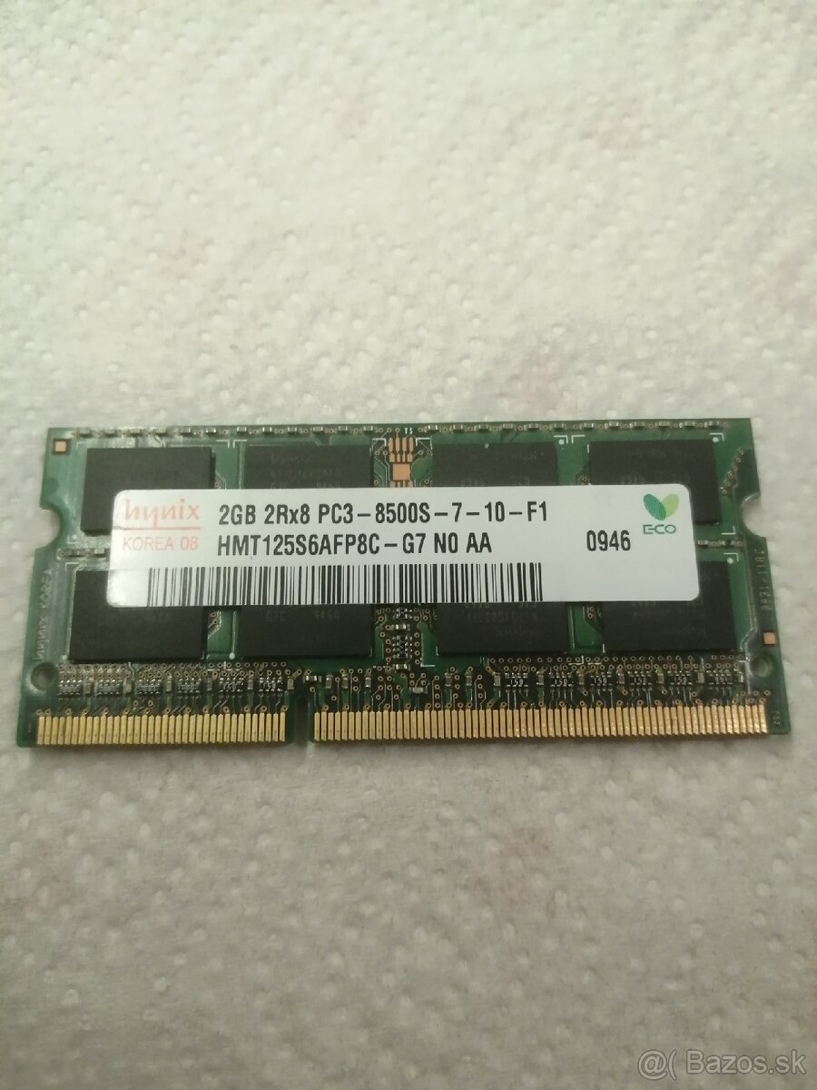 SoDimm DDR3 RAM 3x2GB, 2x2GB, 4GB z NB - 2