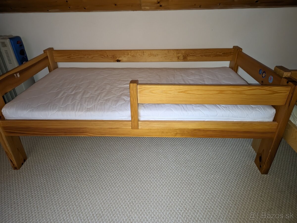 Detská drevená posteľ - 2