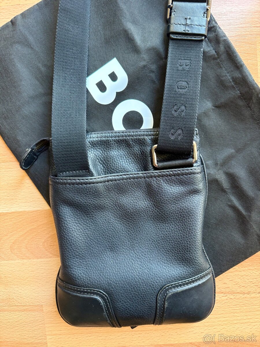 BOSS pánska kožená taška - 2