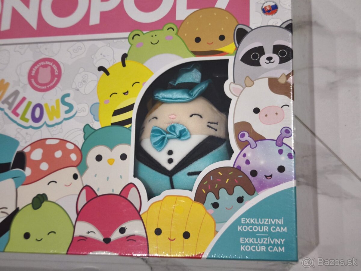Predám čisto nové Monopoly Squishmallows Zberateľska edícia - 2