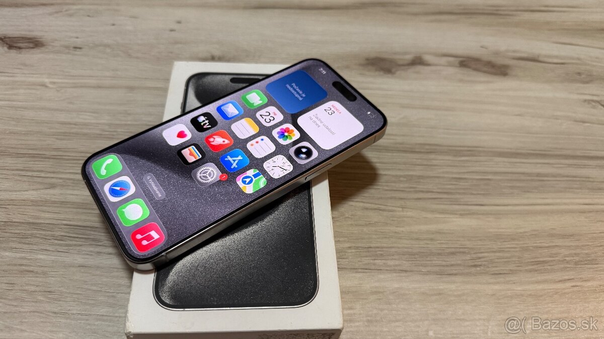 Vymenim iPhone 15 Pro Max 256gb Natural + skla, obaly - 2