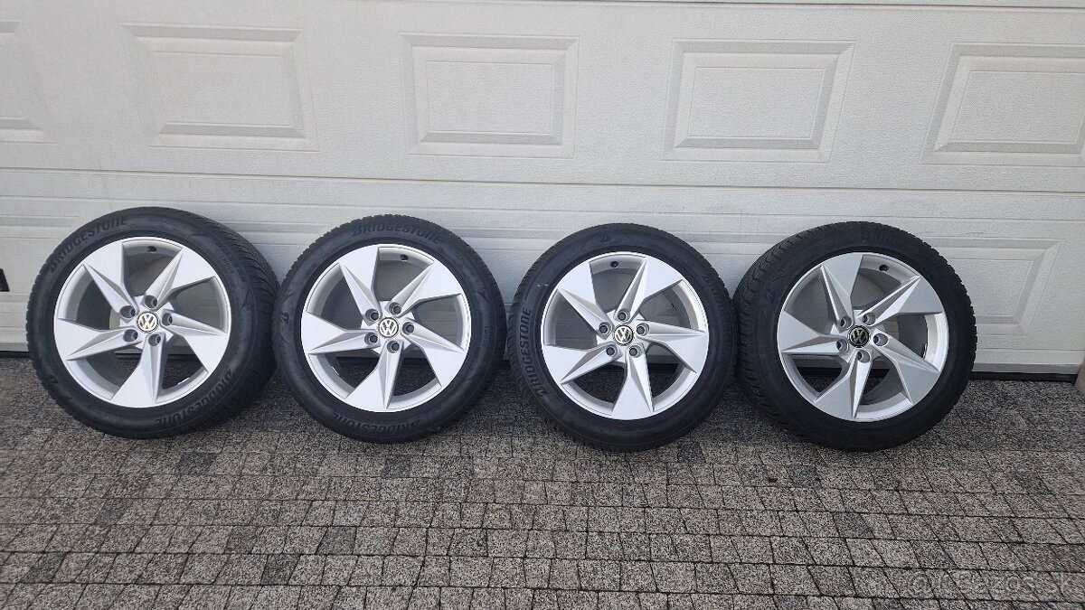 Zimné 225/50 R17, 5x112, 8J, VW, Audi S3, Škoda - 2