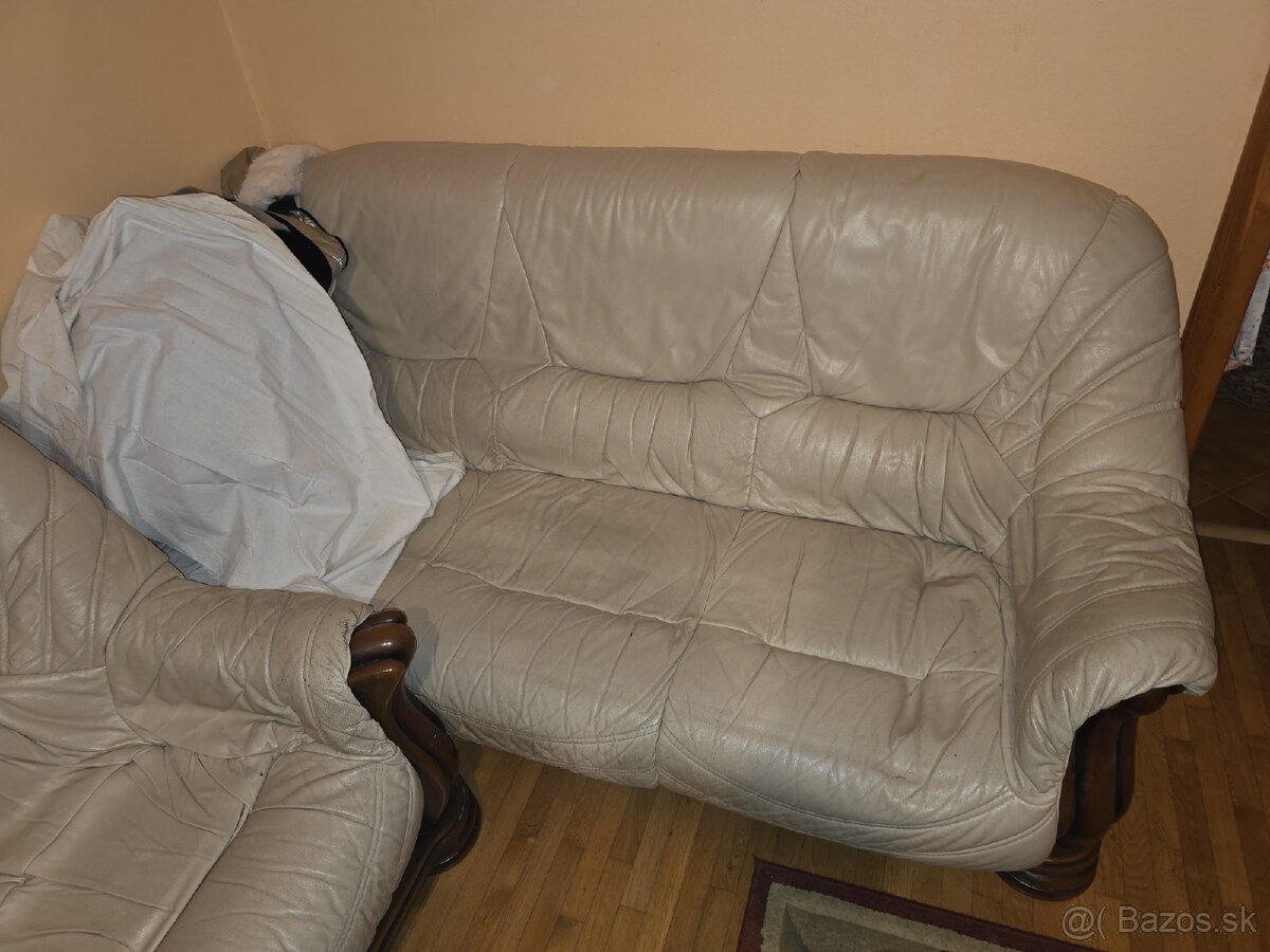 Kožená sedacia súprava 3+2+1 - 2