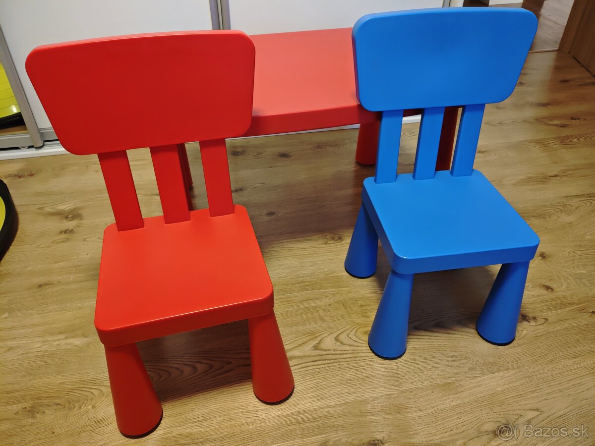 Stôl a stoličky MAMMUT IKEA - 2