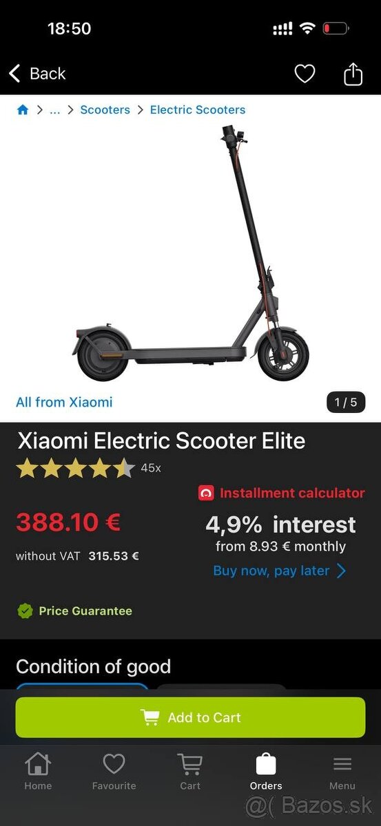 elektrická kolobežka Xiaomi - 2