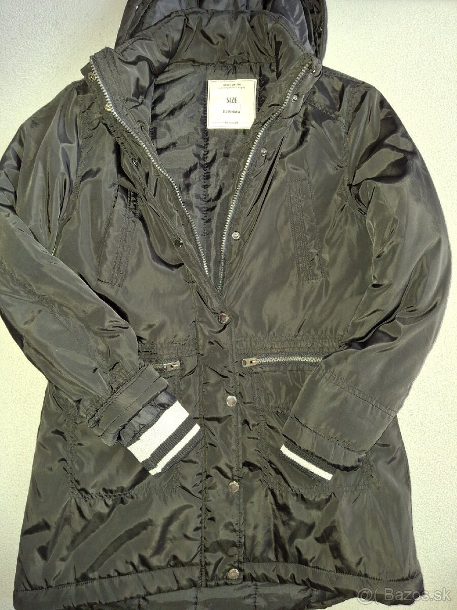 Dievčenská čierna zimná bunda TAKKO. - 2