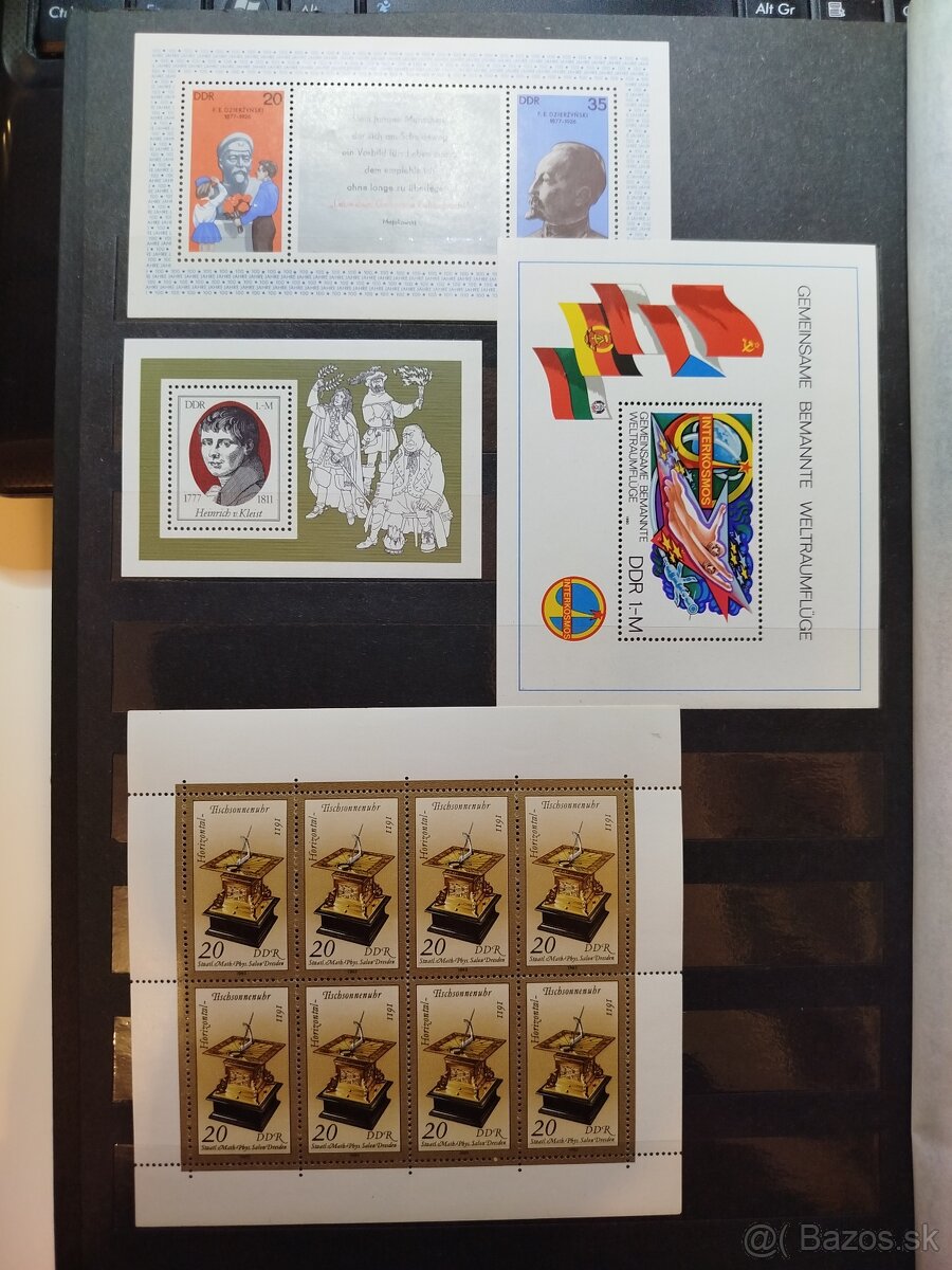 DDR - hárčeky, priehradkové listy - 2