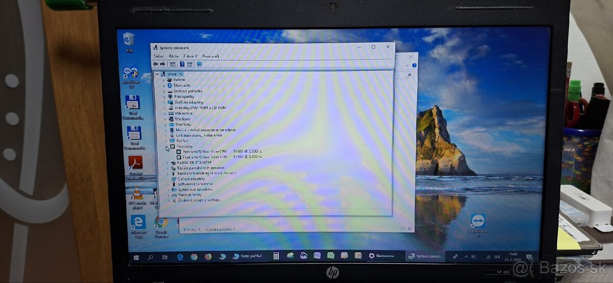 Predam notebook HP620 Intel pentium dual core T4500 - 2