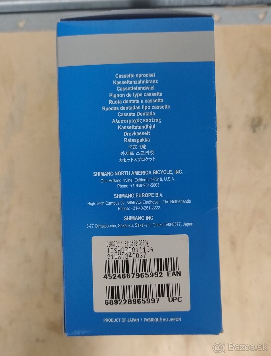 Shimano 105 CS-HG700 kazeta, 11-kolo, 11-34T - 2