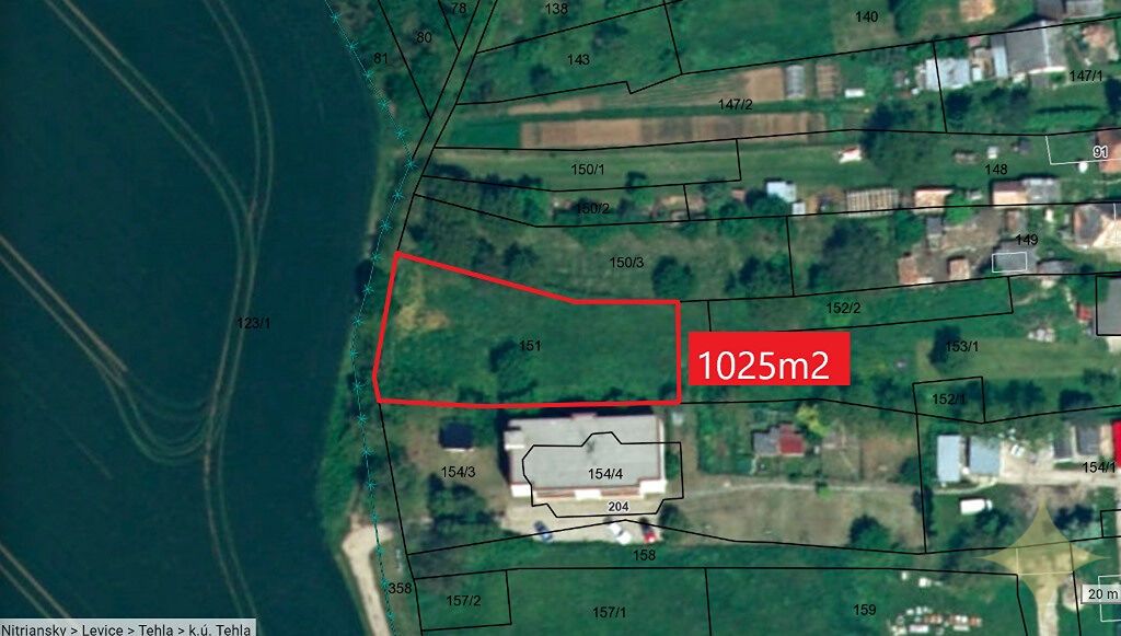 Na predaj stavebný pozemok na RD v obci Tehla, 1025 m² - 2