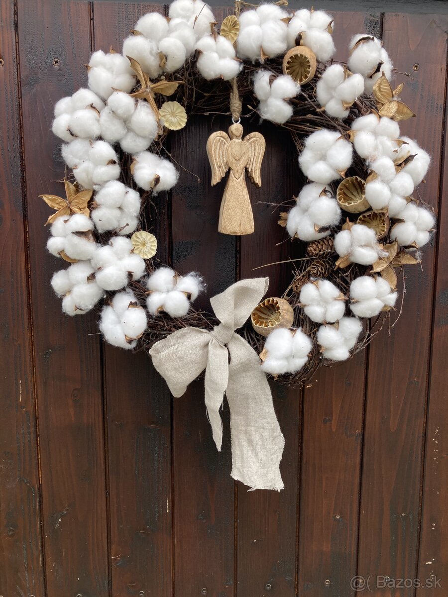 Vianočný veniec -Jednoduchá nádhera - 2