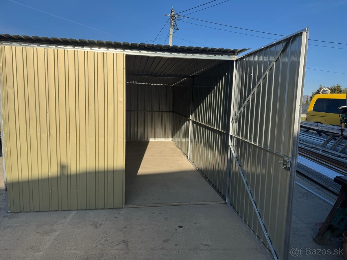 Plechove garaze druha treda - Doprava a montáž: ZDARMA po ce - 2