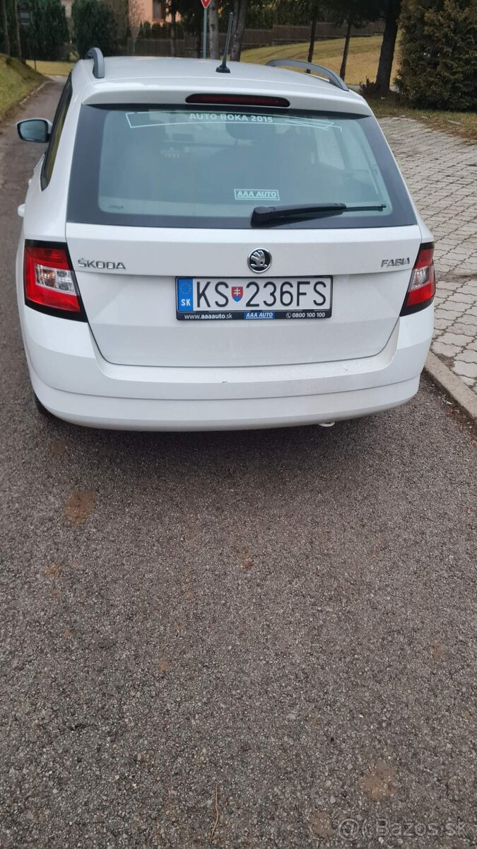 Škoda Fabia 3 combi 1.4tdi 66kw rv2015 - 2