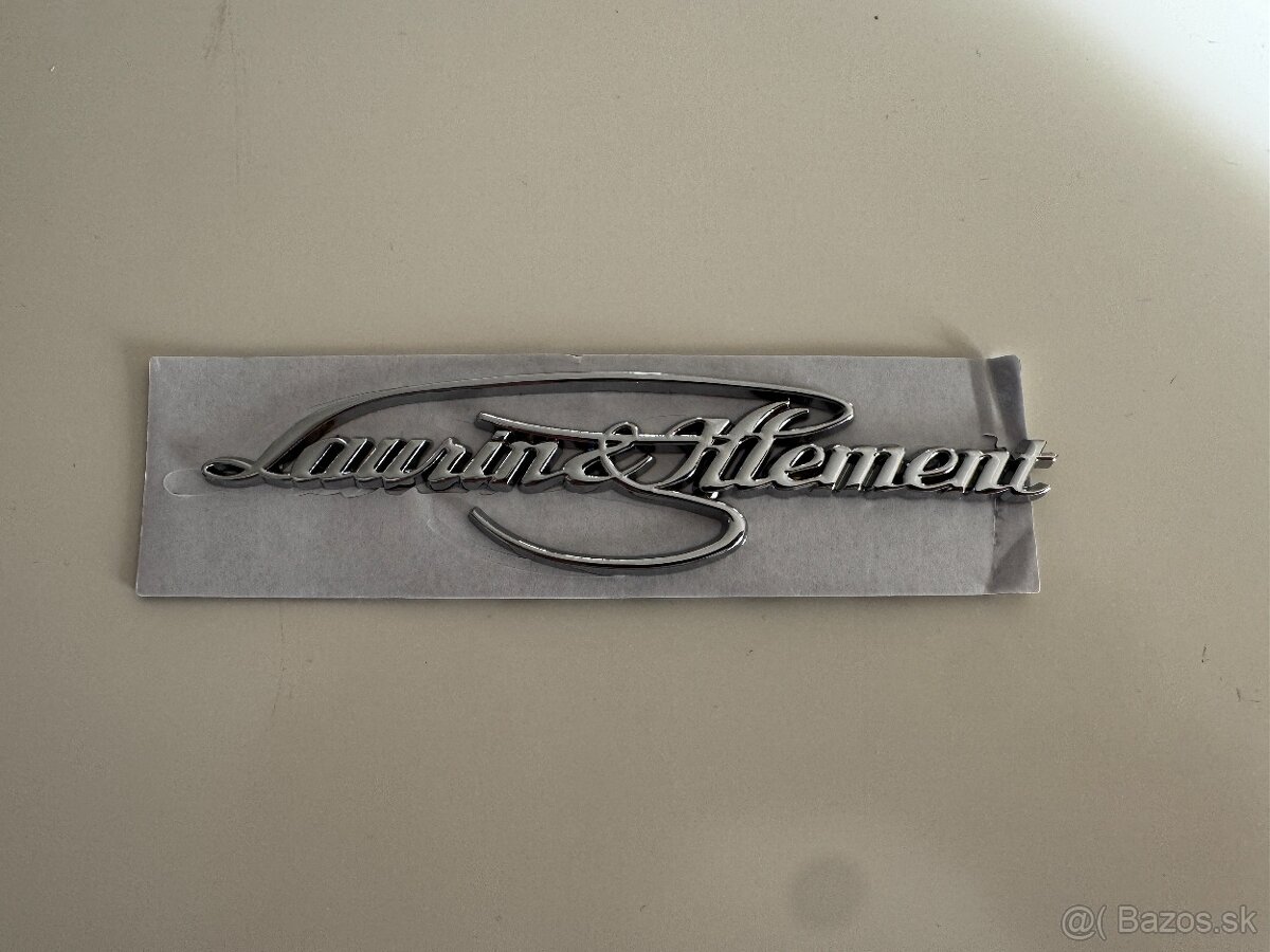 Laurin & Klement nápisy chrómové - 2