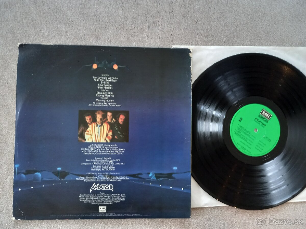 AVIATOR „Aviator“ /EMI 1979/progr .rock/Clive Bunker/j.Tull/ - 2