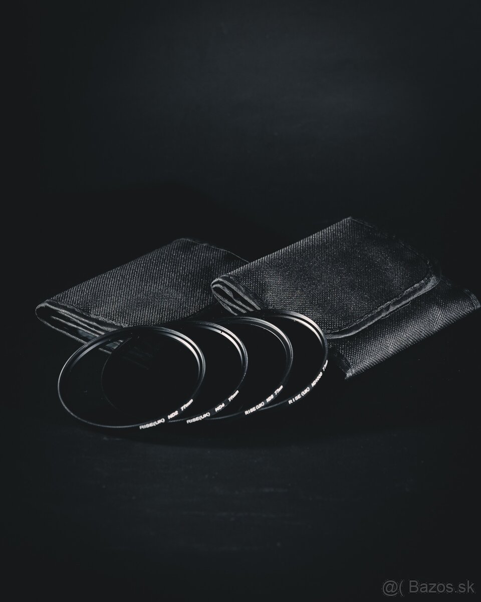 Predám ND filtre RISE(UK) 77mm - 2