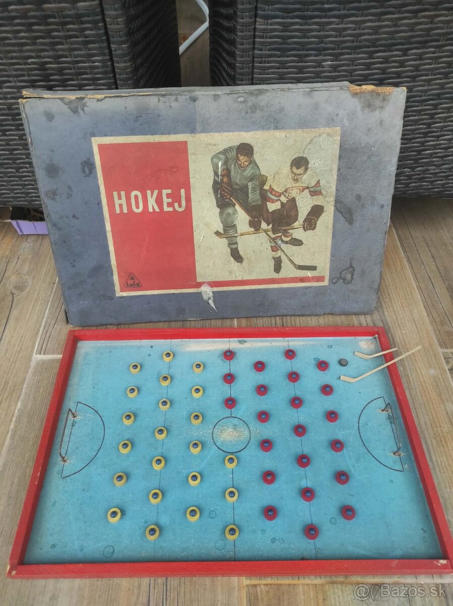 spolocenska hra ,CSSR , hokej - vyrobca TOFA semily - 2