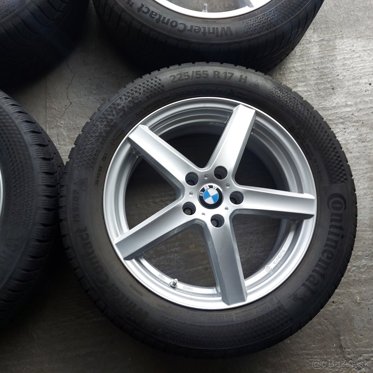 Zimná sada elektrónov na BMW X1 R17 5x112 so senzormi tlaku - 2