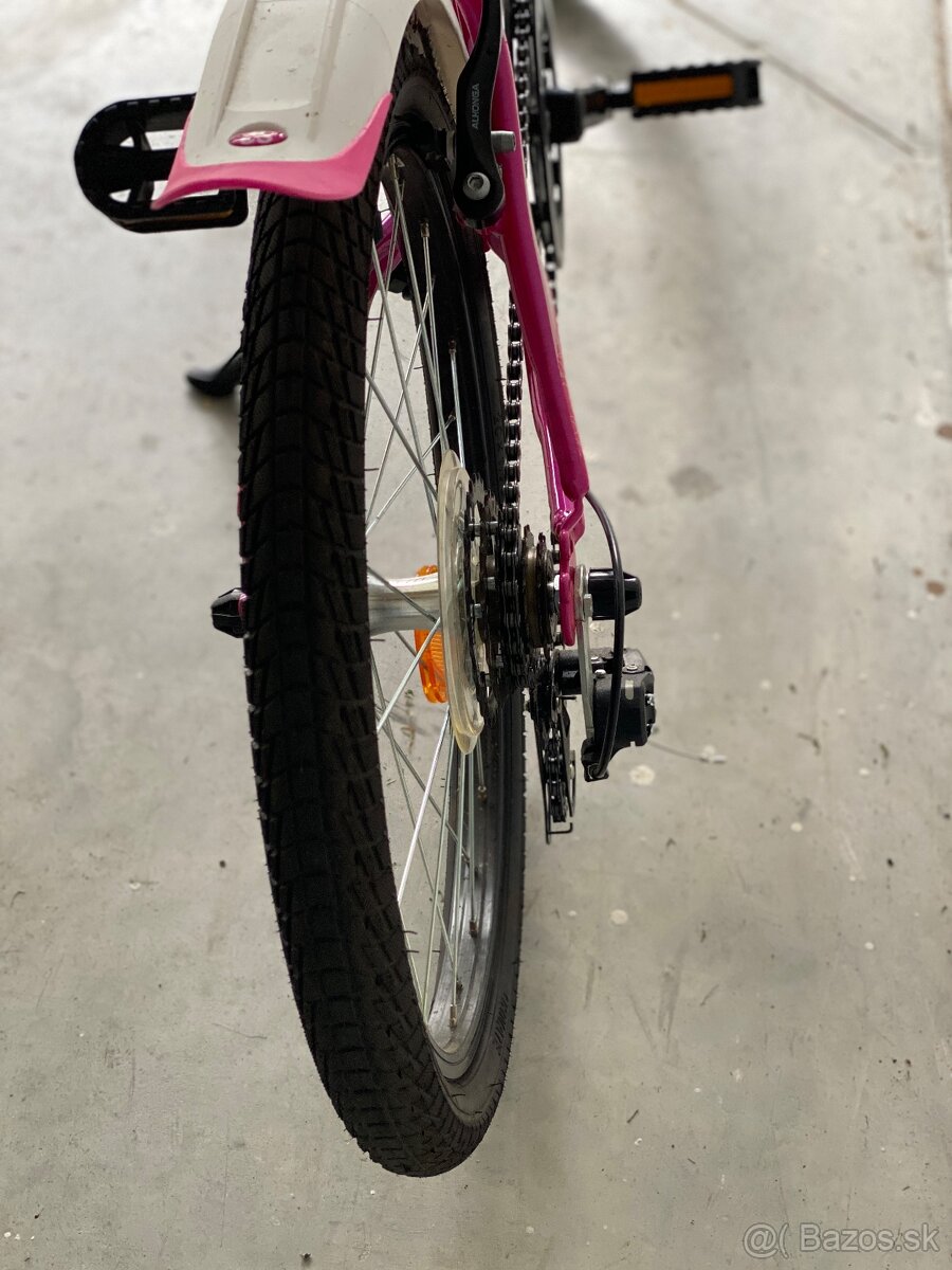 Detský bicykel CTM Maggie 20" – pre dievčatá, výborný stav - 2