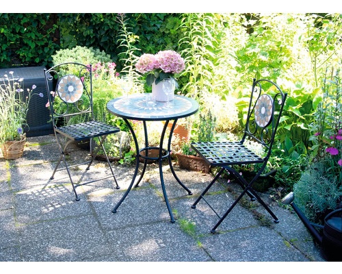 Kovová záhradná / balkónová zostava (iba osobný odber) - 2