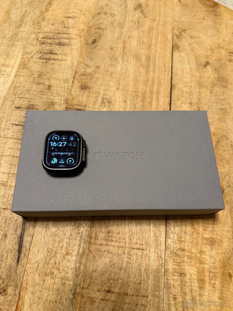Apple Watch Ultra 2 49mm Black Titan ,Top stav Záruka - 2