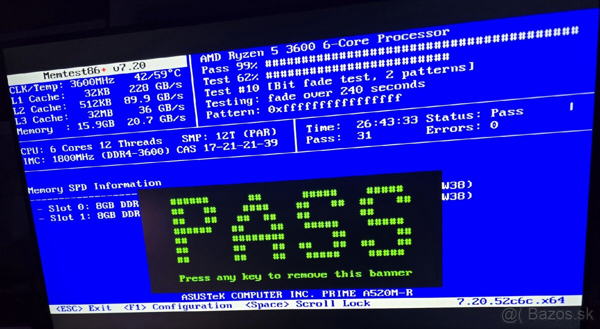 Predam RAM DDR4 16GB (2x8GB) 2400MHz - 2