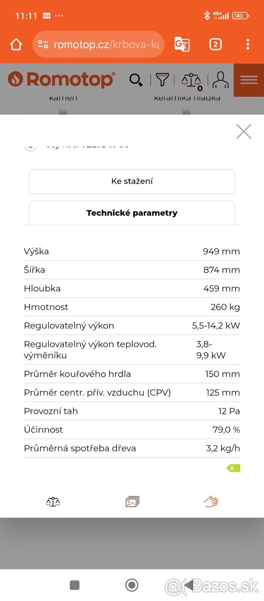 Kachle Romotop telde - 2