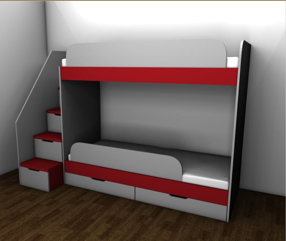 Poschodová postel od stolara - 2