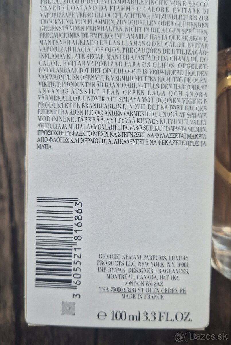 Giorgio Armani, Sí - 2