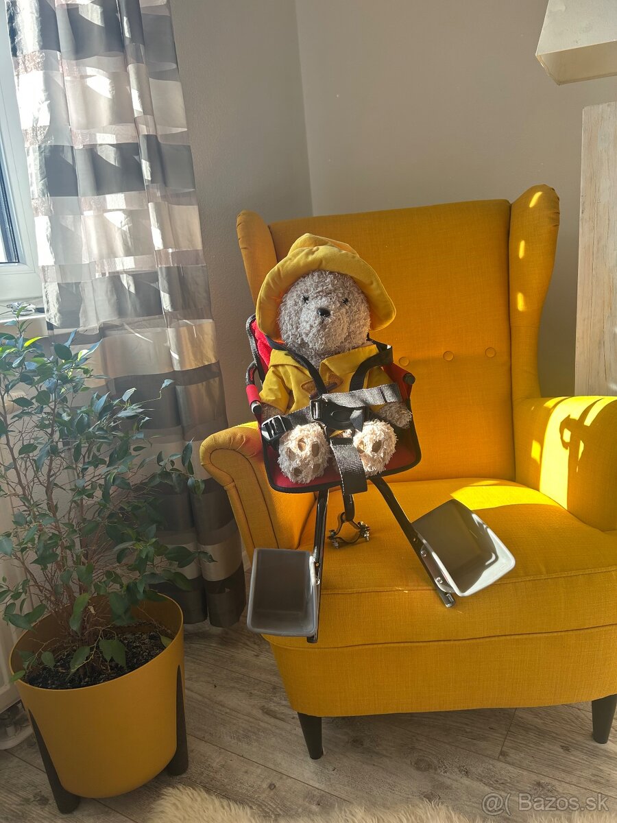 Detská sedačka na bicykel + chrániče na nôžky grátis - 2