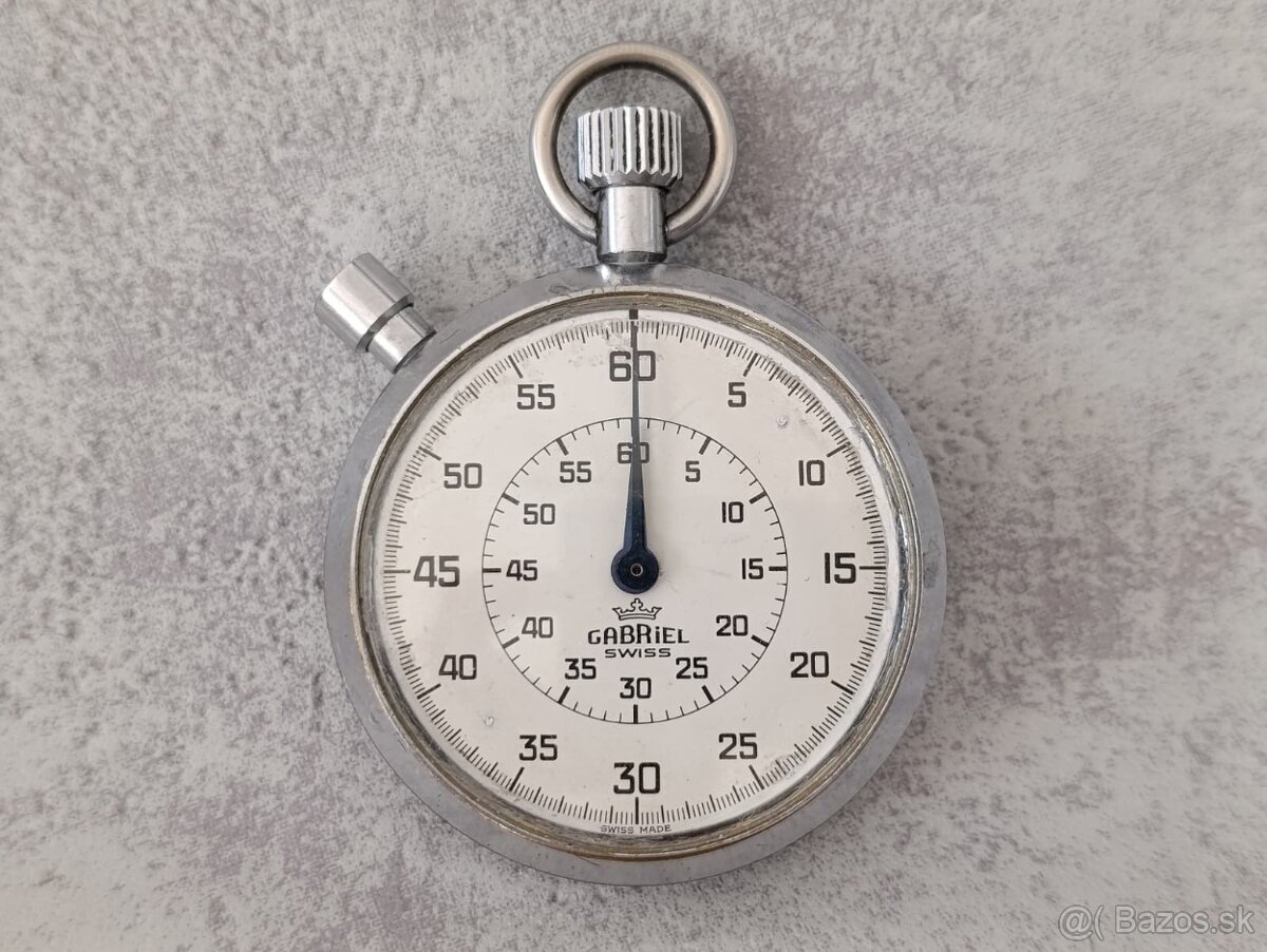 Staré švýcarské kapesní stopky Lemania GABRIEL - 2